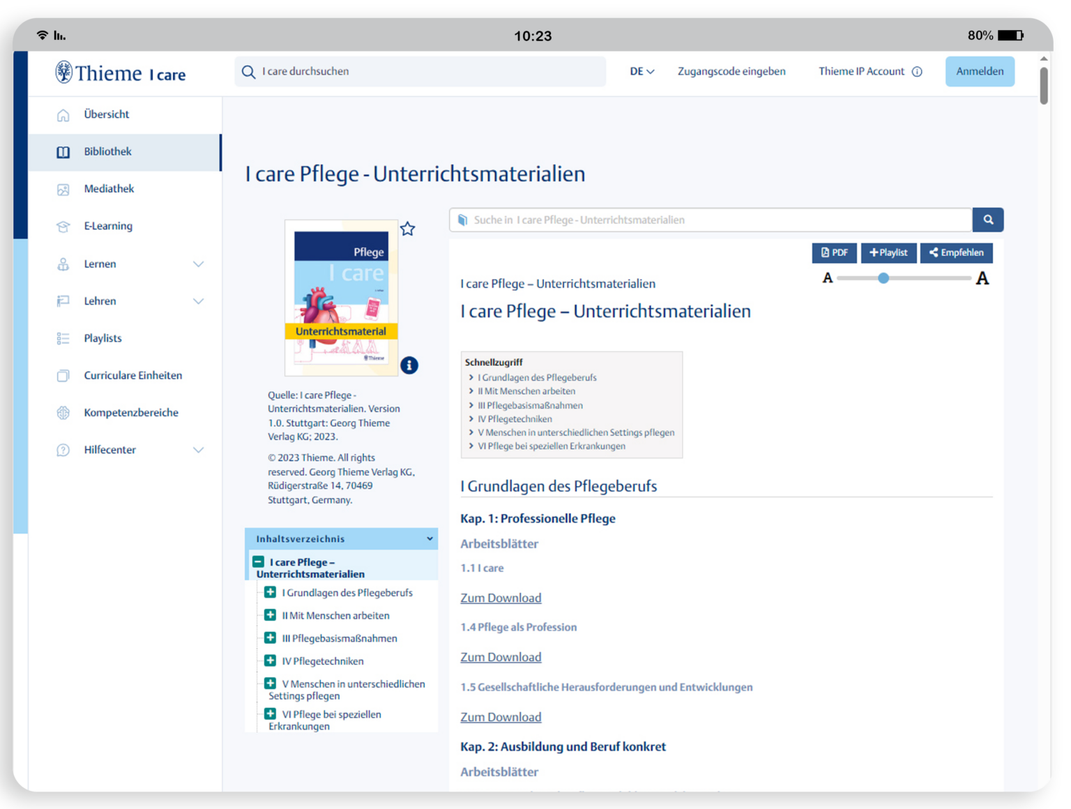 I Care Pflege Login