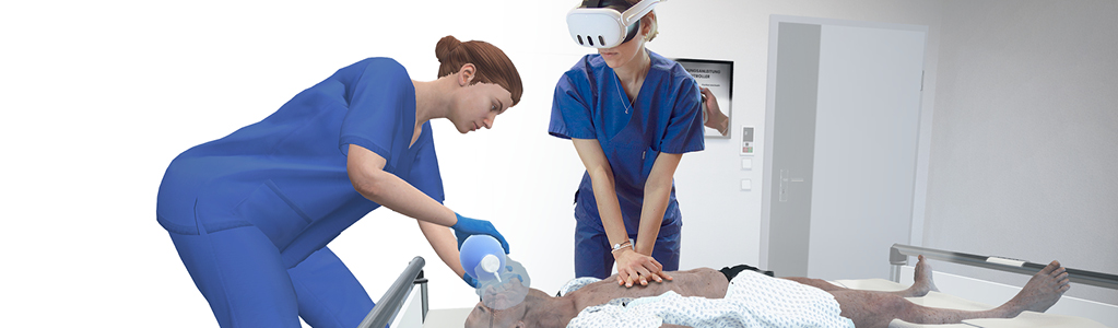 Thieme VIREED Care VR-Lernszenario